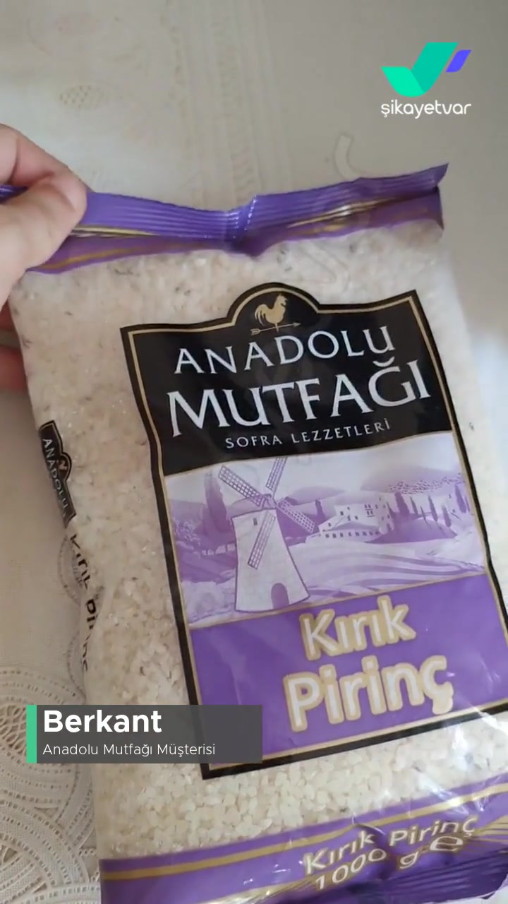 Şok Market Anadolu Mutfağı Kırık Pirinç İçerisinden Böcekler Çıktı! videonun kapak resmi