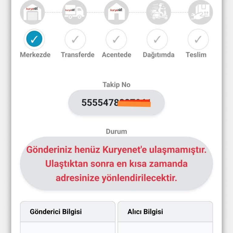 Kuryenet 23 Saattir Hareketsiz Kargo.