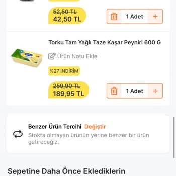 Migros Sanal Market Sipariş İptali