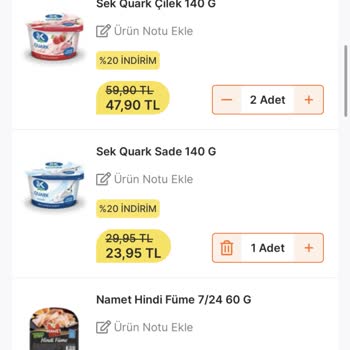 Migros Sanal Market Sipariş İptali