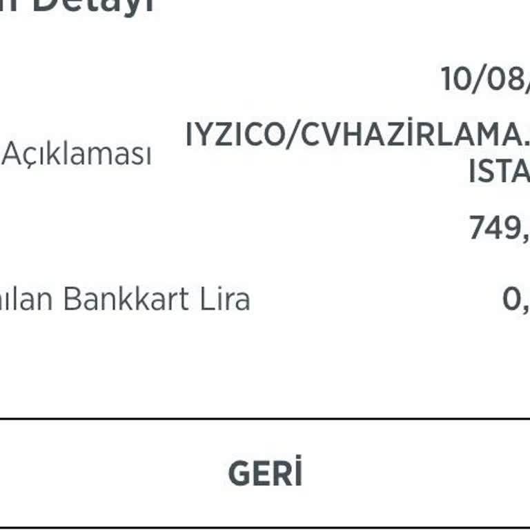 Cvhazirlama.cool CV Hazırlama Cool İzinsiz Hesabımdan Para Çekilmiş