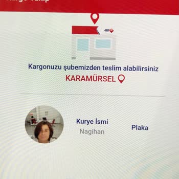 Adrese Teslim Olacak Ürünüm Aras Kargo Gel Al Diyor.