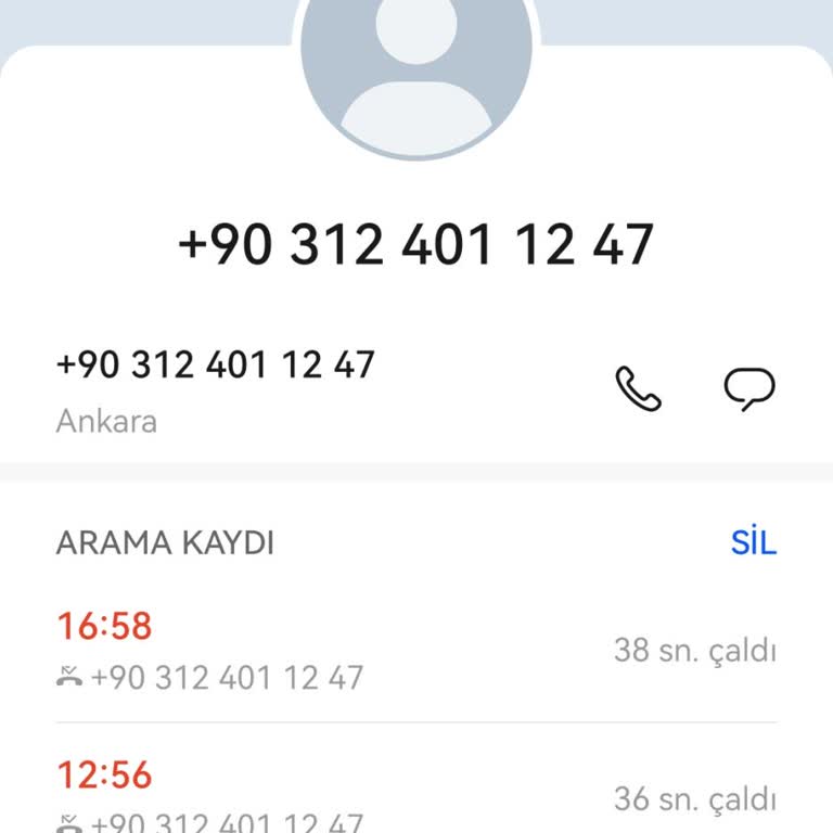 +903124011247 Numaralı Numaranın Zırt Pırt Arayıp Rahatsız Etmesi