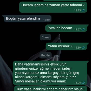 Bizim Buhar Bizimbuhar.com.tr İade Asla Yapılmıyor