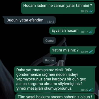 Bizim Buhar Bizimbuhar.com.tr İade Asla Yapılmıyor