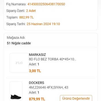 FLO Ayakkabı FLO Dockers Üretim Kaynaklı Sorun Bulunamadı