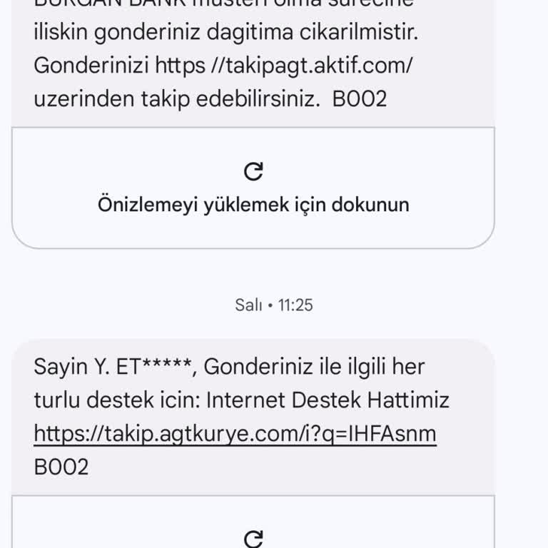 AGT Kurye İle 4 Gündür Teslim Edilmeyen Kart Ve Ulaşılamayan Destek