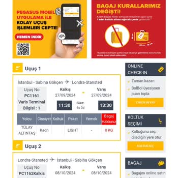 Pegasus Sözde Kampanyalı Bilet Satıyor Tamamen Yalan Ve Hile