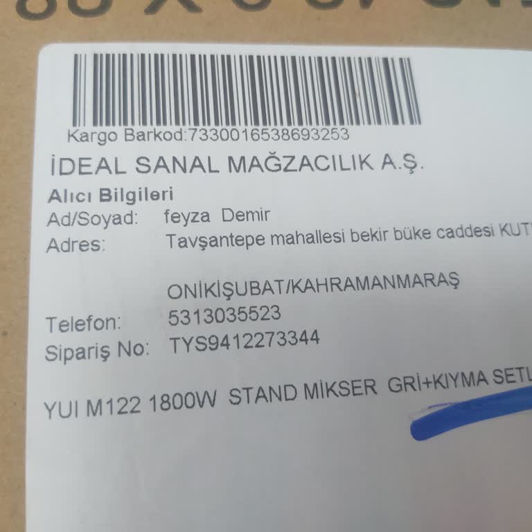Yui İdeal Sanal Malzeme Eksiği