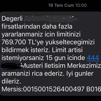İş Bankası Kredi Kartı Yasal Limit Denklemi