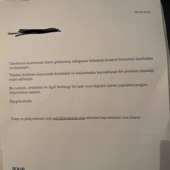 Sneaks Up Mağduriyeti Ve İade Edilmeyen 25 Günlük Yırtılmış Ayakkabı