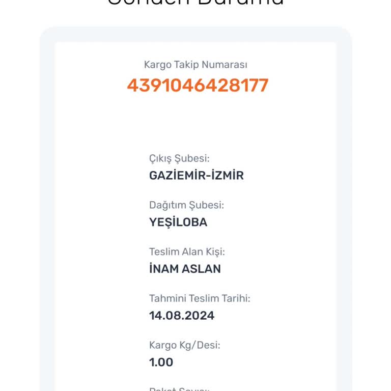 Aras Kargo - Teslim Edildi Diyor Ama Elime Ulaşmadı
