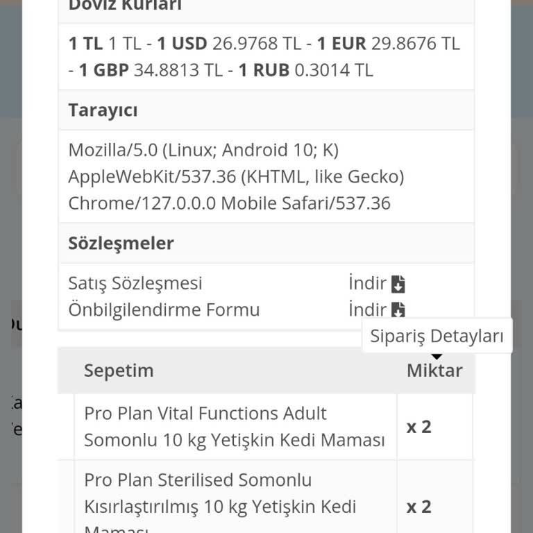 SecoVet Ürün Kargoya Verildi Görünüyor Kargoya Verilmemiş