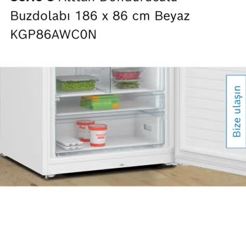 Bosch Fabrikasyon Yamuk Vidalı Buzdolabı!