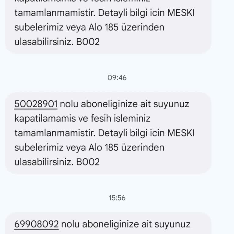 MESKİ Mersin Abonelik İptali