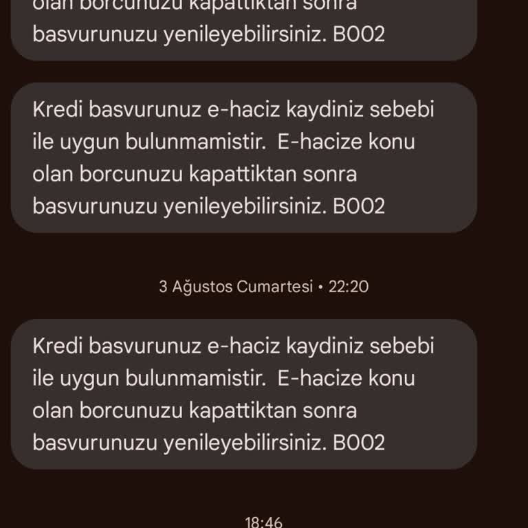 Garanti BBVA Ödenmiş Vergi Borcu İçin E-Haciz Mesajı Alıyorum