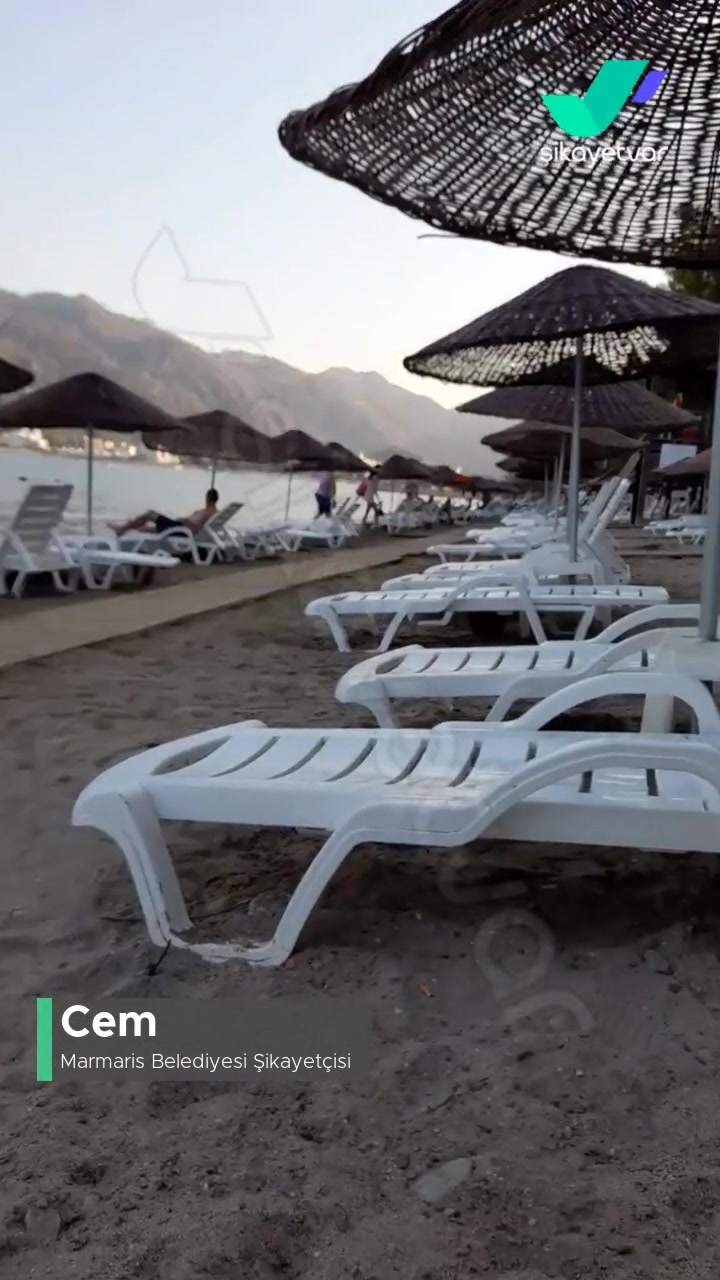Marmaris Belediyesi Bu Bölge Halka Aittir Şezlong Koyarak Para Ücret Talep Edilemez! videonun kapak resmi