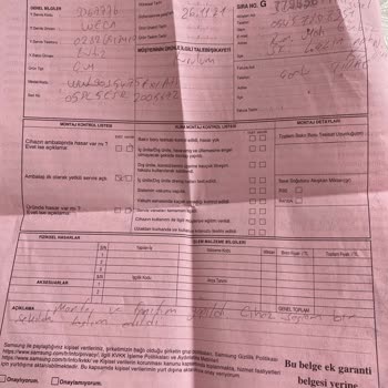 Samsung Yetkililerinin Yardımcı Olmasını Talep Ediyorum.