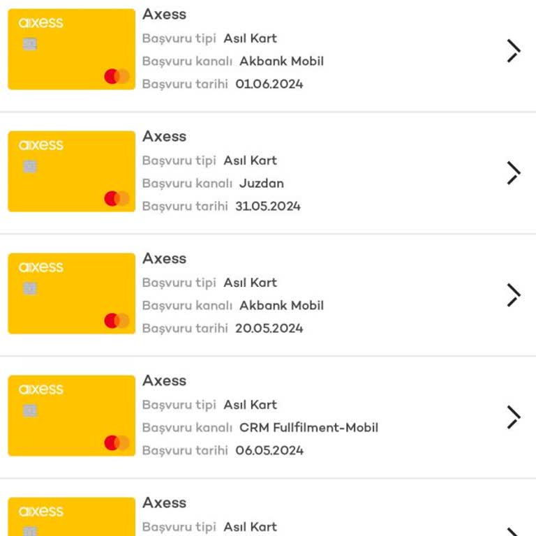 Akbank Kart Başvurusu Değerlendirme Sistemi Sorunlu.