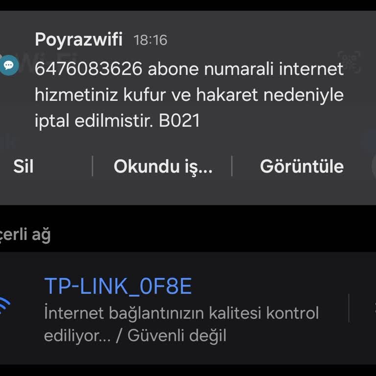 Poyraz Wi-Fi Aboneliğinde Yaşanan Sürekli Kesintiler Ve İptal Sorunları