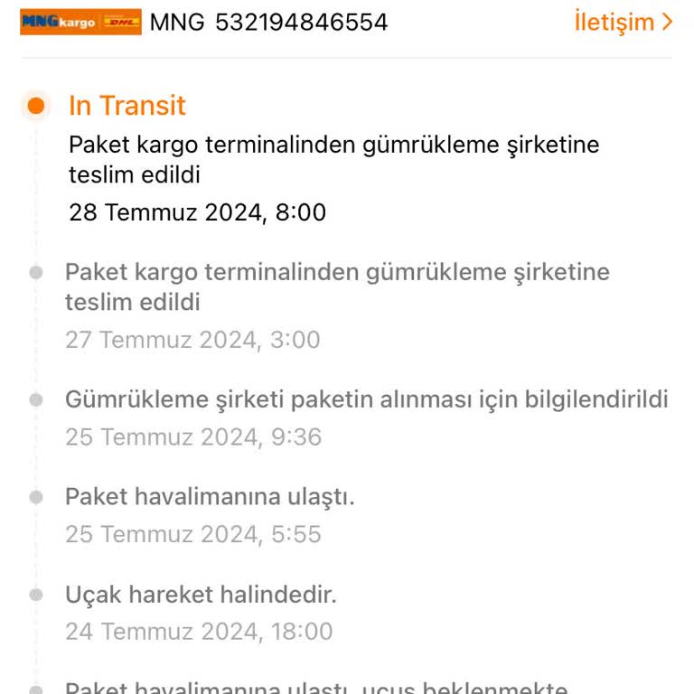 MNG Kargo Siparişim Teslim Edilmedi Ve Bilgi Alamıyorum