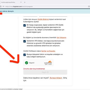 VFS Global Fransa Kayıt Olunamıyor, Randevu Alamıyorum!