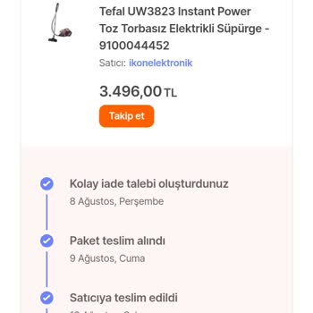 Hepsiburada Çalışmayan Elektrik Süpürge Satıyor