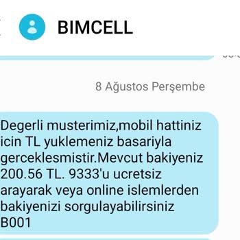 Bimcell'den Haksız Kesinti Ve Yetersiz Müşteri Hizmeti