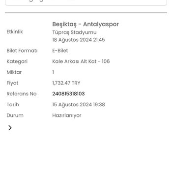 Banabilet Bilet Alma Sorunu