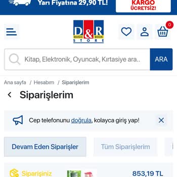 D&R Siparişim Zamanında Gelmedi, Kızımın Doğum Günü Mahvoldu!