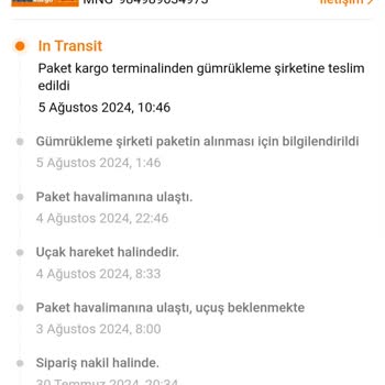 MNG Kargo Gümrükte Bekleyen Sipariş Ve Bilgi Eksikliği