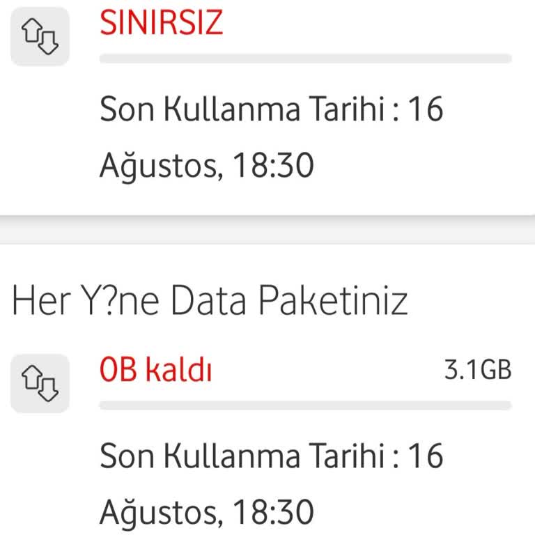 Vodafone Video Pass Paketinde Yaşanan Sorun