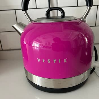 Vestel Retro Kettle Vestel Yazısı Silinmesi