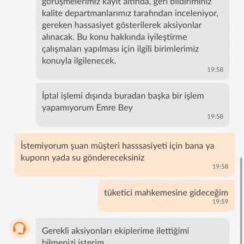 Trendyol Seğmenler Su Müşterisinin Arkasında Durmuyor.