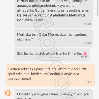 Trendyol Seğmenler Su Müşterisinin Arkasında Durmuyor.