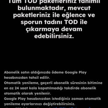 Tod TV Müşteri Hizmetleri Yok, Mağduriyet Çok.