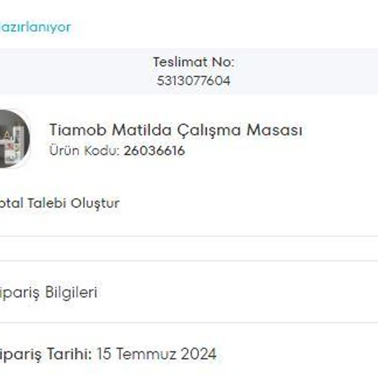 A101 Tiamob Çalışma Masası Pişmanlığı