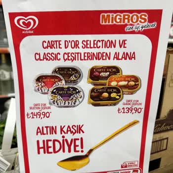 Migros Algida Kampanyası Altın Kaşık Hediyesi Vermedi!
