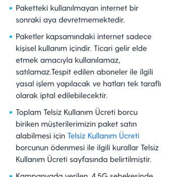 Turkcell İnternet Paketi Sorunu ve Yanıltıcı Bilgilendirme