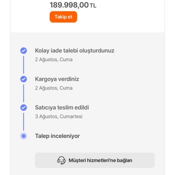 Hepsiburada'da İade Sürecinde Yaşanan Sorun