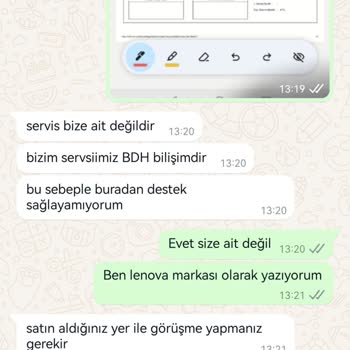 Lenovo Bilgisayar Lenovo Markasının Türkiyi De Servisi Yok...