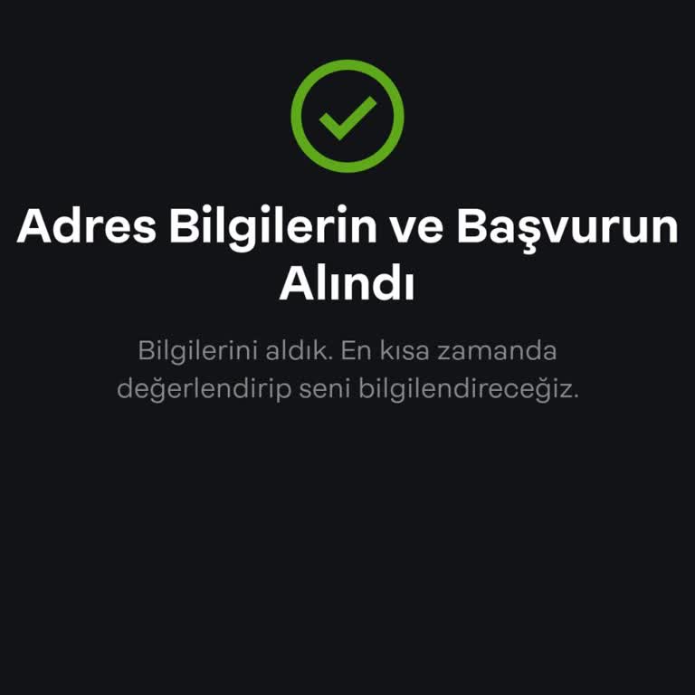 Papara Başvuru Hatası!