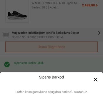 Nike Marka Üründe Açılma In Street'ten Gelen Red Kararı