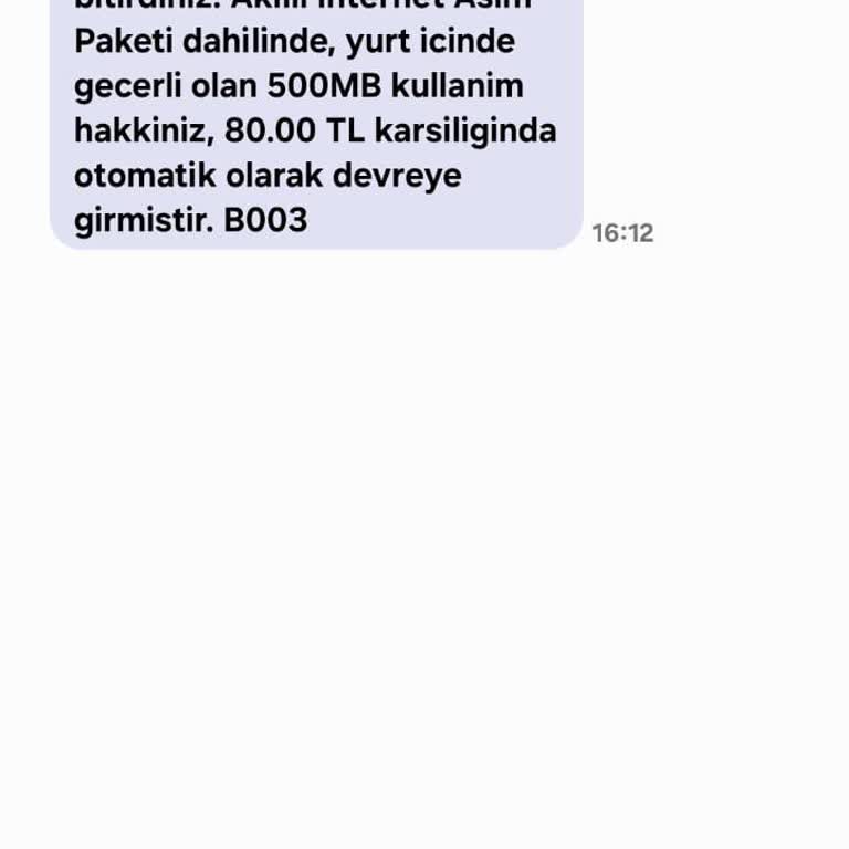 Vodafone Faturalı Hat Sorunları ve Ek Ücretler