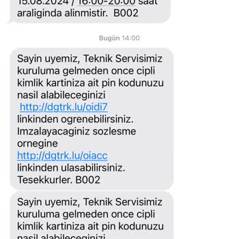 Digiturk Randevu Verdiği Kurulum İçin Gelmedi