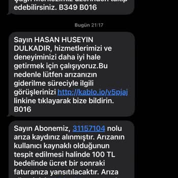 TÜRKSAT Kablo Net Servis Sorunu
