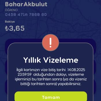 BURULAŞ'ın Online İşlemler Sorumsuzluğu.