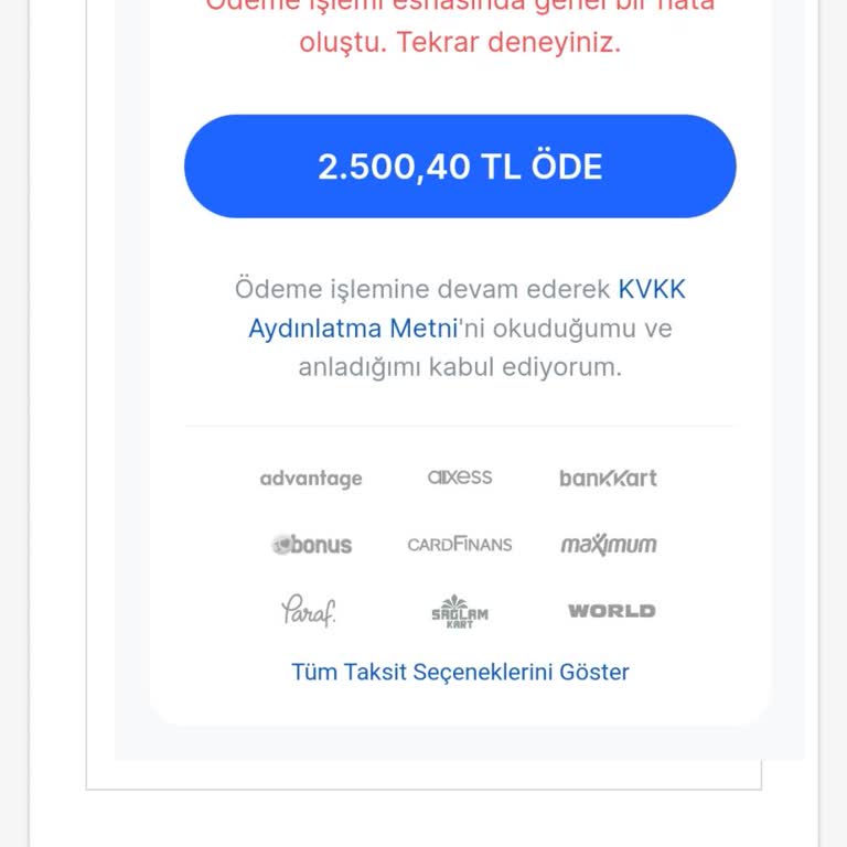 Ödeme Yöntemleri Kitantik İyzico Ödeme Sorunları