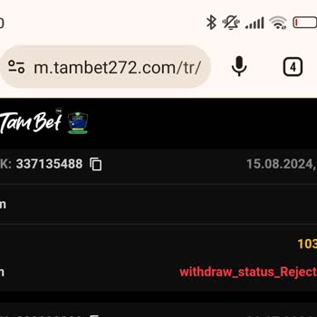 TamBet Kazançların Silinmesi Ve Bekletme Sorunu
