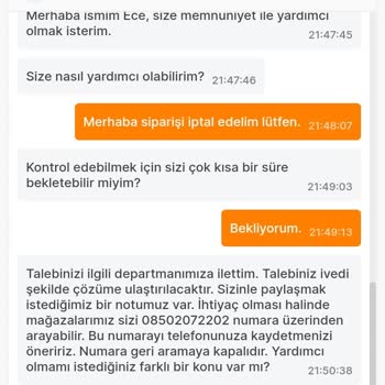 Migros Sipariş Getirme Savsaklığı.